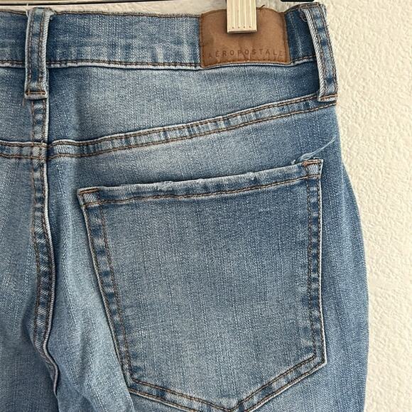 Aeropostale Jeans Womens Jegging Destroyed - Picture 10 of 16
